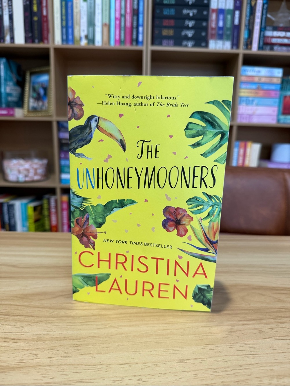 Christina Yellow Tropical Cover Decorative Book